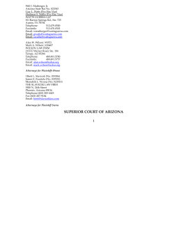 SUPERIOR COURT OF ARIZONA