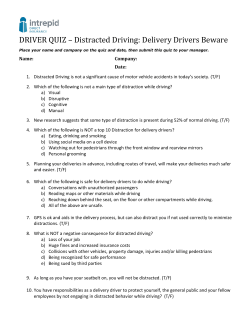 Driver Quiz &ndash; June 2008 Newsletter