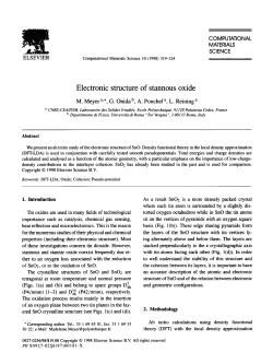 Electronic structure of stannous oxide