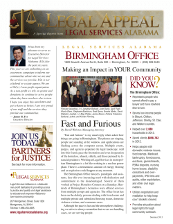 information about LSA`s Birmingham Office