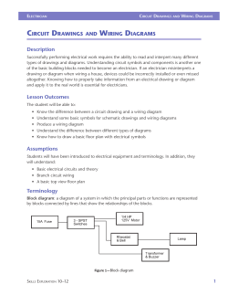 CIRCUIT DRAWINGS AND WIRING DIAGRAMS Description Lesson