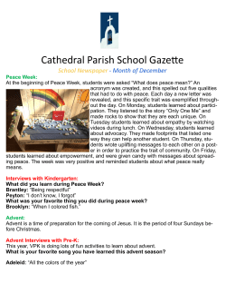 Cathedral Parish School Gazette