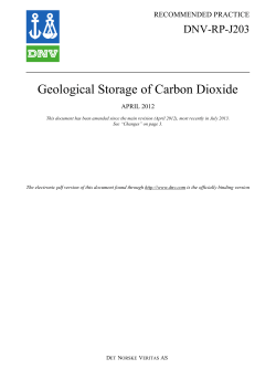 DNV-RP-J203 - Rules and standards