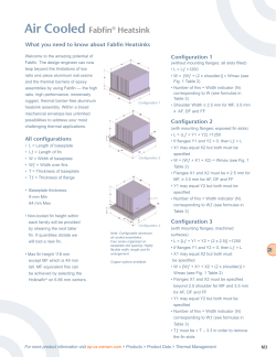 Air Cooled Fabfin&reg; Heatsink
