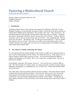 Pastoring a Multicultural Church