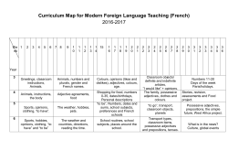 French - Glebe Primary School