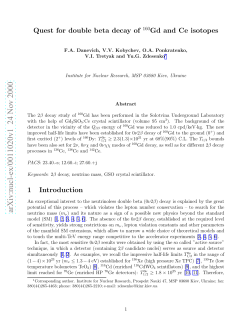 Quest for double beta decay of 160