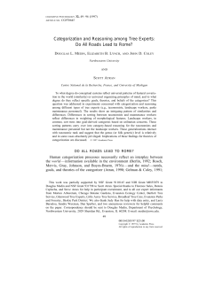 Categorization and reasoning among tree experts: Do all roads lead