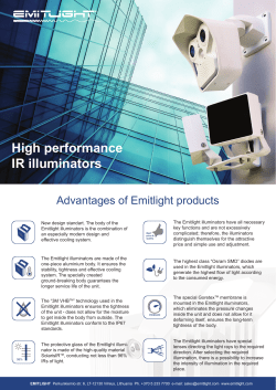 EMITLIGHT booklet - Emitlight / High performance IR