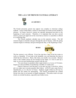the a, b, c of french cultural literacy