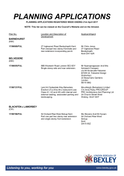 planning applications - London Borough of Bexley