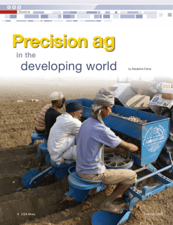 in the developing world - Crop Science Society of America