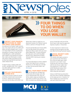 four things to do when you lose your wallet