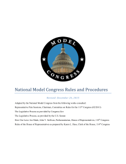 Rules of Procedure Long Form