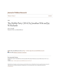 The Hobbit Party (2014) by Jonathan Witt and Jay W