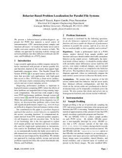 Behavior-Based Problem Localization for Parallel File