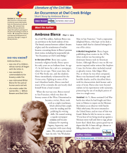 An Occurrence at Owl Creek Bridge