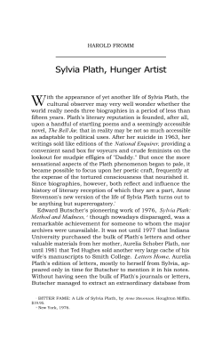 Sylvia Plath, Hunger Artist