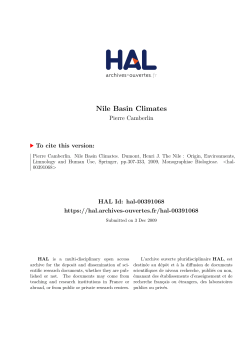 Nile Basin Climates