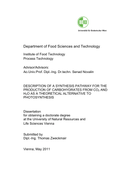 Department of Food Sciences and Technology