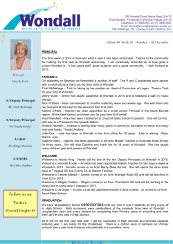 Newsletter-2014-12-11 - Wondall Heights State School