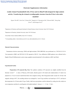 Supplementary Information - Royal Society of Chemistry
