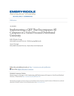Implementing a QEP That Encompasses All Campuses in a Varied