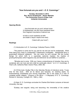 How fortunate are you and i