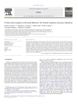 A Toba-scale eruption in the Early Miocene: The Semilir eruption