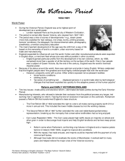 6. The Victorian Period