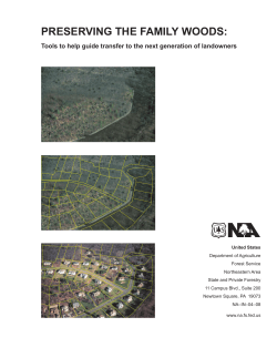 Preserving the Family Woods Notebook