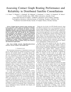 Assessing Contact Graph Routing Performance and