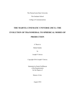 the marvel cinematic universe (mcu): the evolution of