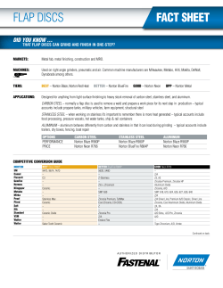 fact sheet flap discs