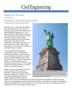 Engineers Scan Lady Liberty