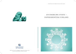 an enabling state &ndash; experimenting finland
