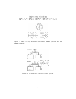 Injection Molding BALANCING RUNNER SYSTEMS