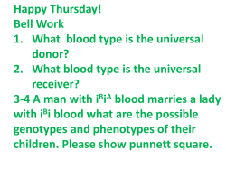 2. What blood type is the universal receiver?