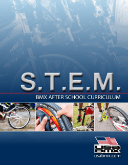 bmx after school curriculum