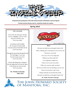 Spring 2016 You`re my mom You`re the one who gave me life, You