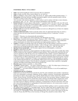 Sternberg Press_Style Sheet