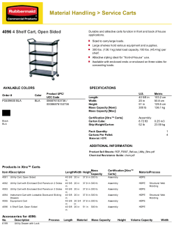 Material Handling > Service Carts