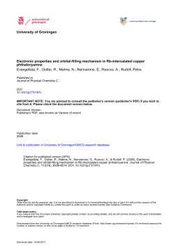 Electronic properties and orbital-filling mechanism in Rb