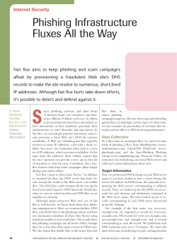 Phishing Infrastructure Fluxes All the Way