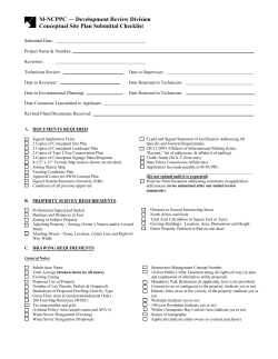 M-NCPPC &mdash; Development Review Division Conceptual Site Plan