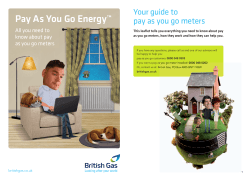 Pay As You Go Energy