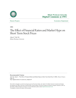 The Effect of Financial Ratios and Market Hype on Short Term Stock
