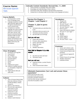6th Grade - Telluride School District R-1