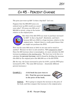 ch 45 - percent change