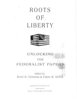 The Powers Delegated to the Federal Government